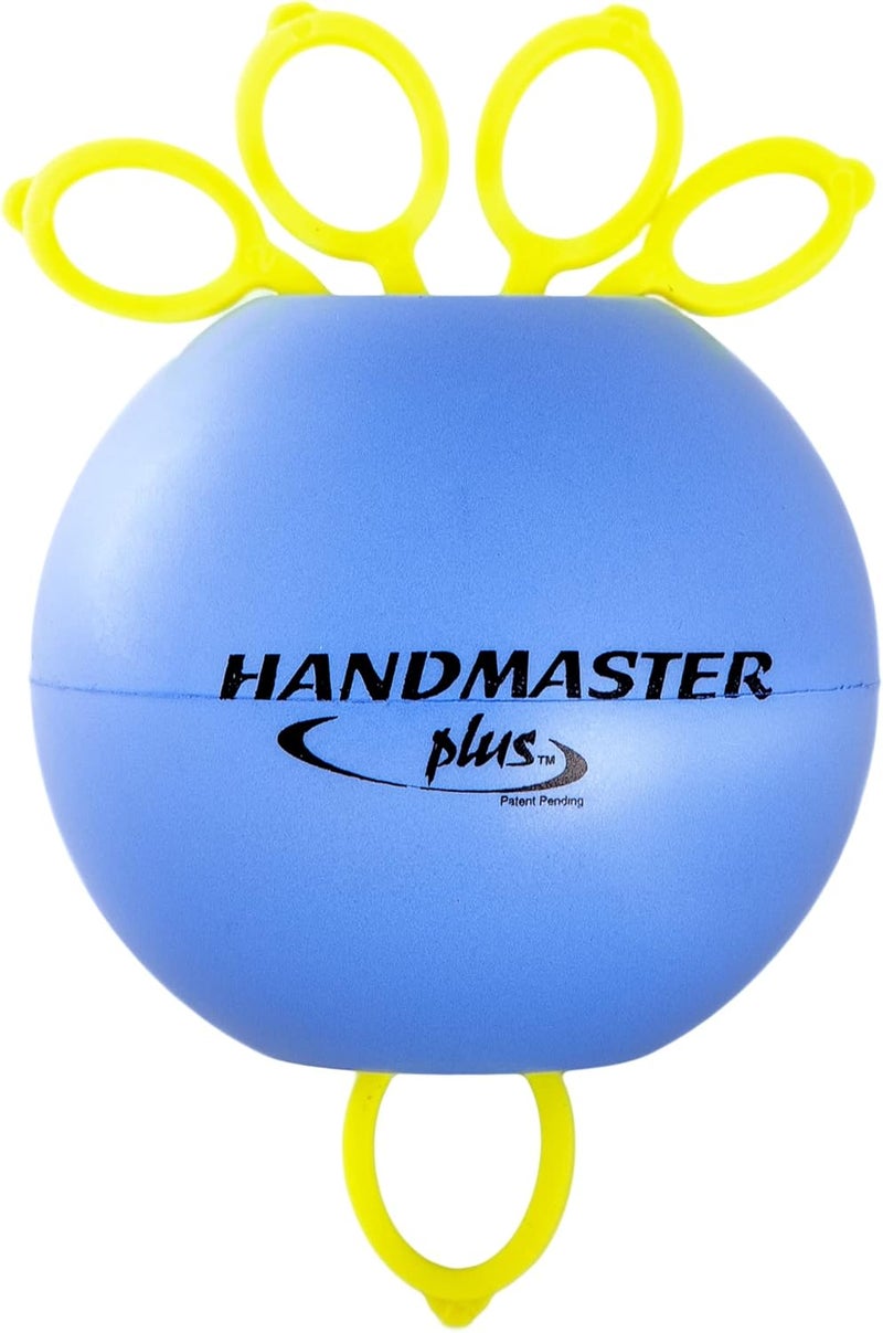 Handmaster Plus Physical Therapy Hand Exerciser - Forearm Exerciser with Stress Relief Ball - Hand Therapy Balls for Exercise, Training - Finger Exerciser & Strengthener - Soft Tension, Purple - Image 2